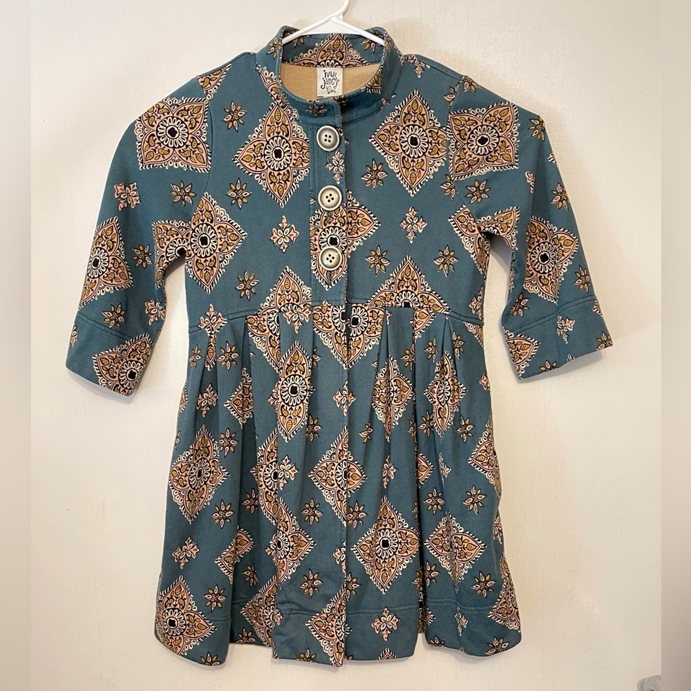 Ivy Jane jacket, 3 buttons, Boho, tunic style, 3/4 sleeves, from Anthropologie